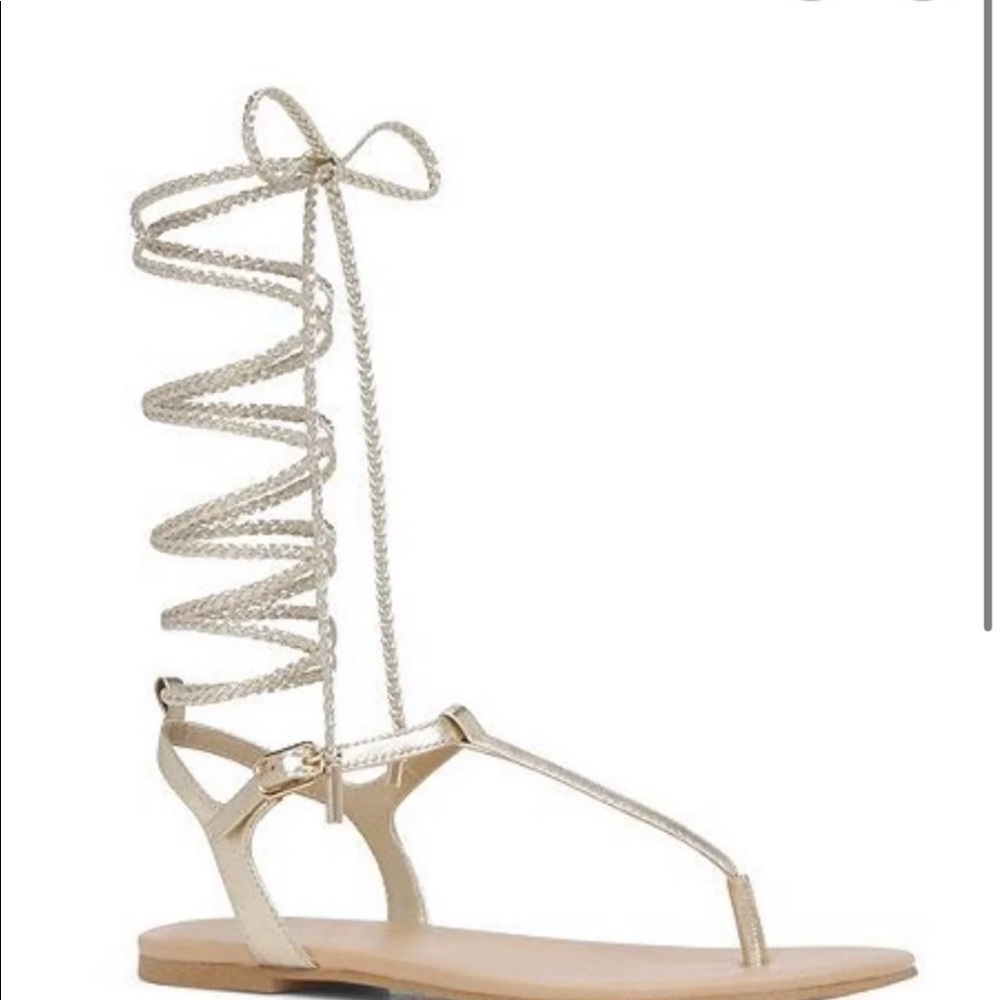 Also lace up sandals
